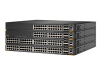 HPE Aruba 6300F - Switch - L3 - Administrerad - 24 x 10/100/1000 (PoE+) + 4 x 50 Gigabit Ethernet SFP56 - främre till bakre luftflöde - rackmonterbar - PoE+ - TAA-kompatibel JL666A