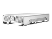 G-Technology G-DRIVE (Gen 6) GDREG6EB40001BDB - Hårddisk - 4 TB - extern (desktop) - FireWire 800 / USB 3.0 / eSATA-300 - 7200 rpm - buffert: 64 MB - silver 0G02928