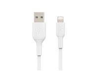 Belkin BOOST CHARGE - Lightning-kabel - Lightning hane till USB hane - 3 m - vit CAA001BT3MWH