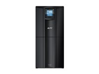 APC Smart-UPS C 3000VA LCD - UPS - AC 230 V - 2100 Watt - 3000 VA - USB - utgångskontakter: 7 - svart SMC3000I