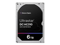 WD Ultrastar DC HC310 HUS726T6TAL5204 - Hårddisk - 6 TB - inbyggd - 3.5" - SAS 12Gb/s - 7200 rpm - buffert: 256 MB 0B36047