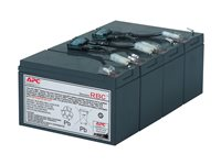 APC Replacement Battery Cartridge #8 - UPS-batteri - Bly-syra - svart - för P/N: SU1400RM, SU1400RMBX120, SU1400RMI, SU1400RMX106, SU1400RMX176, SU1400RMX93 RBC8