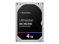 WD Ultrastar DC HC310 HUS726T4TALE6L1 - Hårddisk - krypterat - 4 TB - inbyggd - 3.5" - SATA 6Gb/s - 7200 rpm - buffert: 256 MB - Self-Encrypting Drive (SED) 0B36043