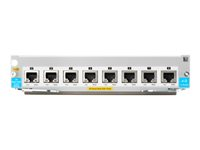 HPE - Expansionsmodul - 1/2.5/5/10GBase-T (PoE+) x 8 - för HPE Aruba 5406R, 5406R 16, 5406R 44, 5406R 8-port, 5406R zl2 J9995A