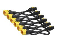 APC Power Cord Kit - Strömkabel - IEC 60320 C19 till IEC 60320 C20 - 16 A - 61 cm - röd (paket om 6) - för P/N: SMT2200I-AR, SMT2200R2I-AR, SMT3000I-AR, SMT3000R2I-AR, SRT10RMXLIX806, SRT3000XLAUS AP8716SX340