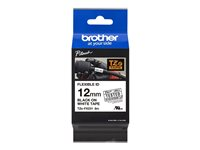 Brother TZe-FX231 - Lim - svart på vitt - Rulle (1,2 cm x 8 m) 1 kassett(er) flexibel ID-tejp - för Brother PT-D210, D600, H110; P-Touch PT-1005, 1880, E310, E800; P-Touch Cube Plus PT-P710 TZEFX231