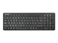 Targus - Tangentbord - antimikrobiell - trådlös - Bluetooth 5.1 - AZERTY - fransk - svart - B2B AKB863FR