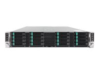 Intel Server Chassis H2216XXKR2 - Kan monteras i rack 2U - upp till 4 blad - SATA/SAS - hot-swap H2216XXKR2