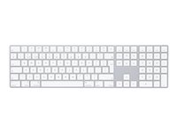 Apple Magic Keyboard with Numeric Keypad - Tangentbord - Bluetooth - svensk - silver MQ052S/A