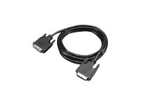 Lenovo SL-DVI-D Cable - DVI-kabel - enkel länk - DVI-D (hane) till DVI-D (hane) - 2 m - för ThinkCentre M75t Gen 2 11W5; V50t Gen 2-13IOB 11QB, 11QC, 11QE 0B47071