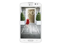 LG F70 (D315) - 4G pekskärmsmobil - RAM 1 GB / Internal Memory 4 GB - microSD slot - LCD-skärm - 4.5" - 800 x 480 pixlar - rear camera 5 MP - vit LGD315.ANEUWH