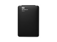 WD My Passport Studio WDBGJA0010BBK - Hårddisk - krypterat - 1 TB - extern (portabel) - FireWire 800 / USB 2.0 WDBGJA0010BBK-EESN