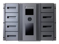 HPE MSL8096 Ultrium 1840 - Bandbibliotek - 76.8 TB / 153.6 TB - platser: 96 - LTO Ultrium ( 800 GB / 1.6 TB ) x 2 - Ultrium 4 - högsta antal enheter: 4 - 4 GB Fibre Channel - kan monteras i rack - 8U - streckkodsläsare, kryptering AJ040B