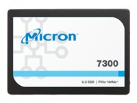 Micron 7300 PRO - SSD - krypterat - 3.84 TB - inbyggd - 2.5" - U.2 PCIe 3.0 x4 (NVMe) - 256 bitars AES - Self-Encrypting Drive (SED) - TAA-kompatibel MTFDHBE3T8TDF-1AW1ZABYYR