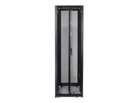 APC NetShelter SX Deep Enclosure Without Sides - Rack skåp - svart - 48U - 19" AR3107X609