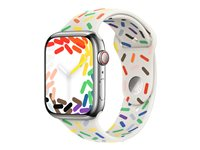 Apple - Pride Edition - klockrem för smart klocka - 45 mm - storlek S/M MRTN3ZM/A