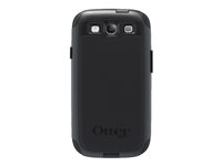 OtterBox Commuter Samsung GALAXY S III - Skydd för mobiltelefon - silikon, polykarbonat - svart - för Samsung Galaxy S III 77-21702