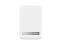Belkin - Trådlös powerbank - magnetisk med Qi2 - 8000 mAh - 15 Watt - Fast Charge (24 pin USB-C) - på kabel: USB-C - vit BPD007BTWH