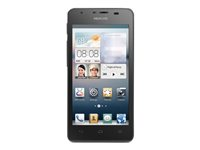 Huawei Ascend G510 - 3G pekskärmsmobil - RAM 512 MB / Internal Memory 4 GB - microSD slot - 4.5" - 480 x 854 bildpunkter - rear camera 5 MP - svart G510 BLACK