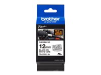 Brother TZe-FX231 - Lim - svart på vitt - Rulle (1,2 cm x 8 m) 1 kassett(er) flexibel ID-tejp - för Brother PT-D210, D600, H110; P-Touch PT-1005, 1880, E310, E800; P-Touch Cube Plus PT-P710 TZEFX231