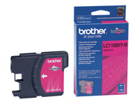 Brother LC1100HYM - Lång livslängd - magenta - original - bläckpatron - för Brother DCP-6690CW, MFC-5890CN, MFC-6490CW LC1100HYMBPDR