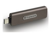 Transcend ESD330C - SSD - krypterat - 512 GB - extern (portabel) - USB (USB-C kontakt) - 256 bitars AES - mörkt gråbrun TS512GESD330C