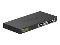 NETGEAR GS324PP - Switch - ohanterad - 24 x 10/100/1000 (PoE+) - rackmonterbar, skrivbordsmodell - PoE+ (380 W) GS324PP-100EUS