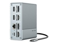 HyperDrive GEN2 - Dockningsstation - USB-C - 2 x HDMI, 2 x DP - 1GbE HDG212B-GL