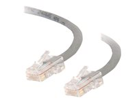 C2G Cat5e Non-Booted Unshielded (UTP) Network Patch Cable - Patch-kabel - RJ-45 (hane) till RJ-45 (hane) - 7 m - UTP - CAT 5e - tvinnad, enhetsstart - grå 83006