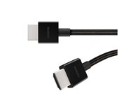 Belkin - Ultra High Speed - HDMI-kabel - HDMI hane till HDMI hane - 1 m - svart - 4K120Hz stöd, 8K60Hz stöd, flätad kabel AV10176BT1M-BLK