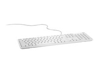 Dell KB216 - Tangentbord - USB - QWERTY - USA, internationellt - vit 580-ADGM