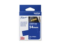 Brother TZe-PR851 - Svart utskrift på premiumglitterguld - Rulle ( 2,4 cm x 8 m) 1 kassett(er) bandlaminat - för Brother PT-H110, H200; P-Touch PT-D210, D400, D600, D800, E110, E550, H110, H200, P900 TZEPR851