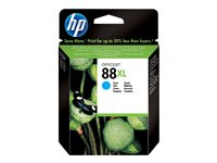 HP 88XL - 17.1 ml - Lång livslängd - cyan - original - bläckpatron - för Officejet Pro K550, K550dtn, K550dtwn C9391AE