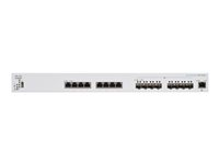 Cisco Business 350 Series CBS350-16XTS - Switch - L3 - Administrerad - 8 x 10GBase-T + 8 x 10 Gigabit SFP+ - rackmonterbar CBS350-16XTS-EU