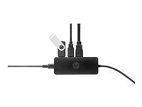 HP Travel Hub G2 - Portreplikator - USB-C - VGA, HDMI - för OMEN by HP Laptop 16; Victus by HP Laptop 15, 16; EliteBook 830 G6; Fortis 11 G9 7PJ38AA