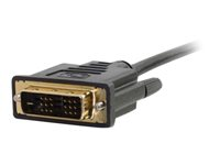 C2G 1m HDMI to DVI Adapter Cable - DVI-D Digital Video Cable - Adapterkabel - enkel länk - DVI-D hane till HDMI hane - 1 m - dubbelt skärmad - svart 82029