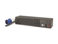 APC Metered Rack PDU AP7822B - Kraftdistributionsenhet (kan monteras i rack) - AC 200/208/230 V - ingång: IEC 60309 32A - utgångskontakter: 16 (power IEC 60320 C13, IEC 60320 C19) - 2U - 3.66 m sladd - för P/N: SCL500RM1U, SCL500RMI1U, SMT1000CUS, SMX2KR2UX145, SMX3KR2UNCX145, SMX750CUS AP7822B