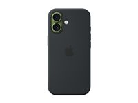 Apple - Baksidesskydd för mobiltelefon - MagSafe-kompatibilitet - silikon - svart - för iPhone 17 MGF14ZM/A