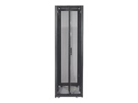 APC NetShelter SX Deep Enclosure Without Doors - Rack - svart - 42U - 19" - TAA-kompatibel AR3100X610