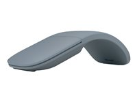 Microsoft Surface Arc Mouse - Mus - optisk - 2 knappar - trådlös - Bluetooth 4.1 - isblå - kommersiell - för Surface Pro 7 FHD-00064