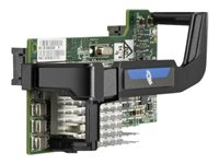 HPE 530FLB - Nätverksadapter - PCIe 2.0 x8 - 10GbE - 2 portar - för ProLiant BL420c Gen8, BL460c Gen8, BL465c Gen8, BL660c Gen8, WS460c Gen8 656590-B21