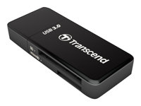 Transcend - Kortläsare (SD, microSD, SDHC, microSDHC, SDXC, microSDXC, SDHC UHS-I, SDXC UHS-I) - USB 3.0 TS-RDF5K