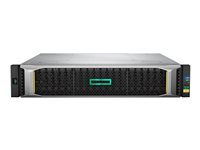 HPE Modular Smart Array 2052 SAN Dual Controller SFF Storage - Halvledarenhet/hårddisk-array - 1.6 TB - 24 fack (SAS-2) - SSD 800 GB x 2 - kan monteras i rack - 2U Q1J03B