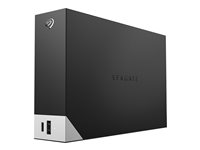 Seagate One Touch with hub STLC6000400 - Hårddisk - 6 TB - extern (desktop) - USB 3.0 - svart - med Seagate Rescue Data Recovery STLC6000400