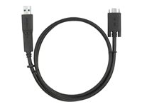 Targus - USB-kabeluppsättning - tumskruvar - svart - för Targus Universal, Universal DV4K, USB-C Universal QUAD 4K, USB-C Universal QUAD HD ACC1133GLX