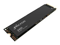 Micron 3400 - SSD - krypterat - 512 GB - inbyggd - M.2 2280 - PCIe 4.0 (NVMe) - 256 bitars AES MTFDKBA512TFH-1BC1AABYYR