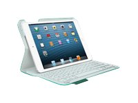 Logitech Ultrathin Keyboard Folio - Tangentbord och foliefodral - Bluetooth - hela norden - grön rem 920-005998