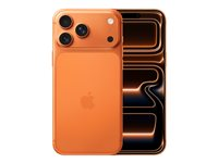 Apple iPhone 17 Pro Max - 5G smartphone - dual-SIM / Internminne 2 TB - OLED-skärm - 6.9" - 2868 x 1320 pixlar (120 Hz) - 3 st. bakre kameror 48 MP, 48 MP, 48 MP - front camera 18 megapixlar - kosmisk orange MG004QN/A