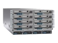 Cisco UCS 5108 Blade Server Chassis - Kan monteras i rack 6U - upp till 8 blad - nätaggregat - hot-plug 2500 Watt - med UCS 6324 Fabric Interconnect UCS-MINI-SEED-5108