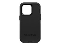 OtterBox Defender Series - Baksidesskydd för mobiltelefon - robust - MagSafe-kompatibilitet - polykarbonat, syntetiskt gummi - svart - för Apple iPhone 14 Pro 77-88381